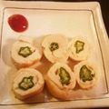＊はらぺこきりん＊'s cooksnap of when they made ささみのオクラ巻き.