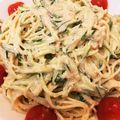 サンラータン's cooksnap of when they made ひと手間加えて☆明太スパサラ.