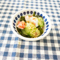 tommy 0304's cooksnap of when they made タコときゅうりとわかめの酢の物♡.