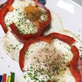 ゆかいなねずみたち's cooksnap of when they made パプリカの目玉焼き.