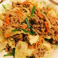 ミュンペン's cooksnap of when they made キャベツとにらの味噌炒め～味噌ラーメン風.