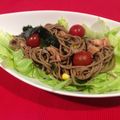 miwayon's cooksnap of when they made 【ダイエット】簡単サラダ蕎麦レモン風味♪.