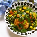 ❀あおい❀'s cooksnap of when they made バター焼き魚河岸あげの　ニラコーンまみれ.