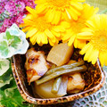 makichihua's cooksnap of when they made 竹輪の旨みが大根にも！大根と竹輪の炒め煮.