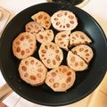 cohko's cooksnap of when they made レンコンのはさみ焼き♪.
