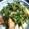 Jyohana's cooksnap of when they made 懐かしい母の味❤ささぎとひら天の炒め物.