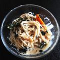 kero4's cooksnap of when they made ヘルシー＆簡単!! 豆腐クリームそうめん.