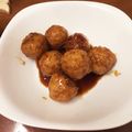 Aカエルくん's cooksnap of when they made 鶏団子のヘルシー甘酢あん♡お弁当にも。.