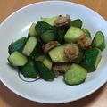 宮ちゃんママ's cooksnap of when they made ベビーホタテと胡瓜の醤油煮炒め.