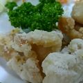 4double5's cooksnap of when they made 鶏皮唐揚げ.