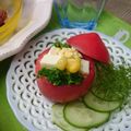 もりあん農園's cooksnap of when they made お弁当に✿ミニトマトのお花畑✿.