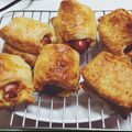 ミーキッチン's cooksnap of when they made 冷凍パイシートで❀たまごウインナーパイ.