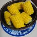 イチゴ、イチゴ。's cooksnap of when they made 圧力鍋 de 簡単★蒸しとうもろこし.