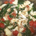 CAlove's cooksnap of when they made ごま油が決め手☆法蓮草とトマトの卵スープ.