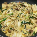 sko's cooksnap of when they made 鶏ニラもやしのとろーり中華卵とじ♪.
