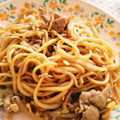 ここあo's cooksnap of when they made シンプル焼きそば　焼肉のタレと.