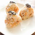 kaokaofood's cooksnap of when they made 鮭山椒おにぎり.