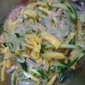 kupanda's cooksnap of when they made きゅうりとハムの春雨酢の物風サラダ.
