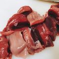 yume2255's cooksnap of when they made 基本の砂肝銀皮処理.
