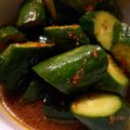 pemani's cooksnap of when they made 大量消費　たたききゅうりのピリ辛あえ.