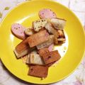 cheribbon's cooksnap of when they made パンの耳のオリーブオイル焼き♪.
