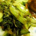 由芽15's cooksnap of when they made 小松菜＆干しエビ❀オイスターソース炒め❀.