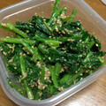 美羽凌's cooksnap of when they made めんつゆで簡単♪ほうれん草のごま和え ①.