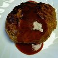 ふみこばあ's cooksnap of when they made やみつき♫定番のハンバーグ☆.