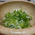 とまと☆すぷーん's cooksnap of when they made ３分でもう１品☆しらすキュウリ.