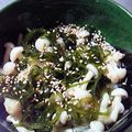 じゅん♪'s cooksnap of when they made きゅうりとわかめのしょうが酢和え.
