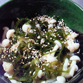 じゅん♪'s cooksnap of when they made きゅうりとわかめのしょうが酢和え.