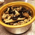 onnut81's cooksnap of when they made バゲットのおつまみ☆きのこ＆オリーブ乗せ.
