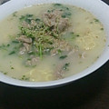 neana777's cooksnap of when they made 豚肉と豆苗の生姜焼き風塩とんこつラーメン.