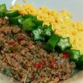 c☆shota's cooksnap of when they made 甘辛が大人気！豚そぼろの三色そぼろ丼.