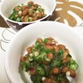 じーたぷ's cooksnap of when they made 超カンタン！梅ごまオクラ納豆！.
