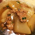 さってぃーん's cooksnap of when they made 簡単！大根のひき肉あんかけ.