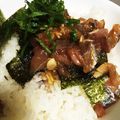 KSPP's cooksnap of when they made アジのたたき丼.
