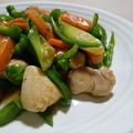 イエローバード's cooksnap of when they made Wピーマンと鶏肉の中華炒め.