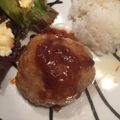 涼月花's cooksnap of when they made 一味違う☆豚挽肉の照り焼きハンバーグ.