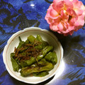 マラガの空's cooksnap of when they made ししとうとじゃこ炒め.