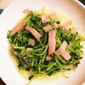 栗rin's cooksnap of when they made 豆苗炒め♪早い・安い・美味しい！.