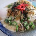 まねきねこにゃん's cooksnap of when they made なめ茸入りとろろぶっかけそうめん.