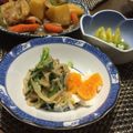 ねぎょりた's cooksnap of when they made ゆで卵＆ニラ*もやし de 味噌ごま和え.