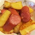 2193's cooksnap of when they made 節約！ポテトとウインナーのバターソテー.