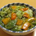 もんしゅしゅ's cooksnap of when they made サッコが作る☆ピーマンとキャベツごま和え.