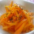 にゃぁくん's cooksnap of when they made ★お弁当にもピッタリ★人参のごま塩炒め★.