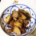 チュンりん♪'s cooksnap of when they made ☺鶏モモ肉とごぼうの甘辛煮☺.