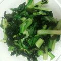 かえーるー's cooksnap of when they made ねぎ香る☆わかめと小松菜の簡単和え。.