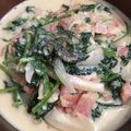 たや♪'s cooksnap of when they made クリームパスタ.