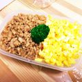 yyokotan's cooksnap of when they made そぼろ弁当＆そぼろ丼★玉子＆鶏そぼろ！.